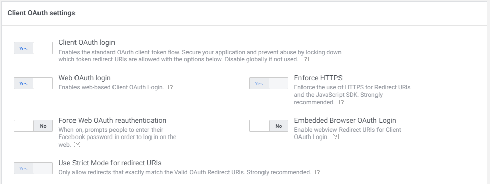 enable oauth login